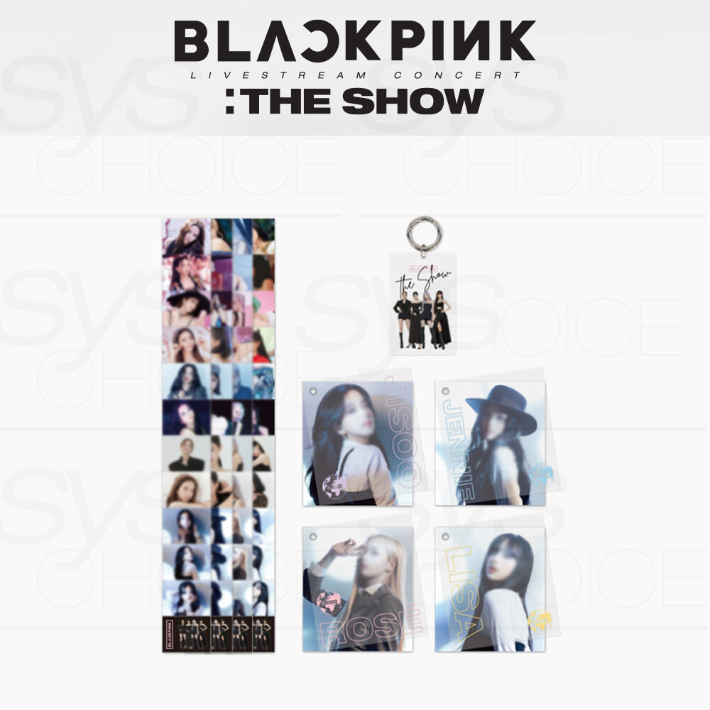 BLACKPINK Official Goods THE SHOW POSTCARD PACKAGE + Tracking