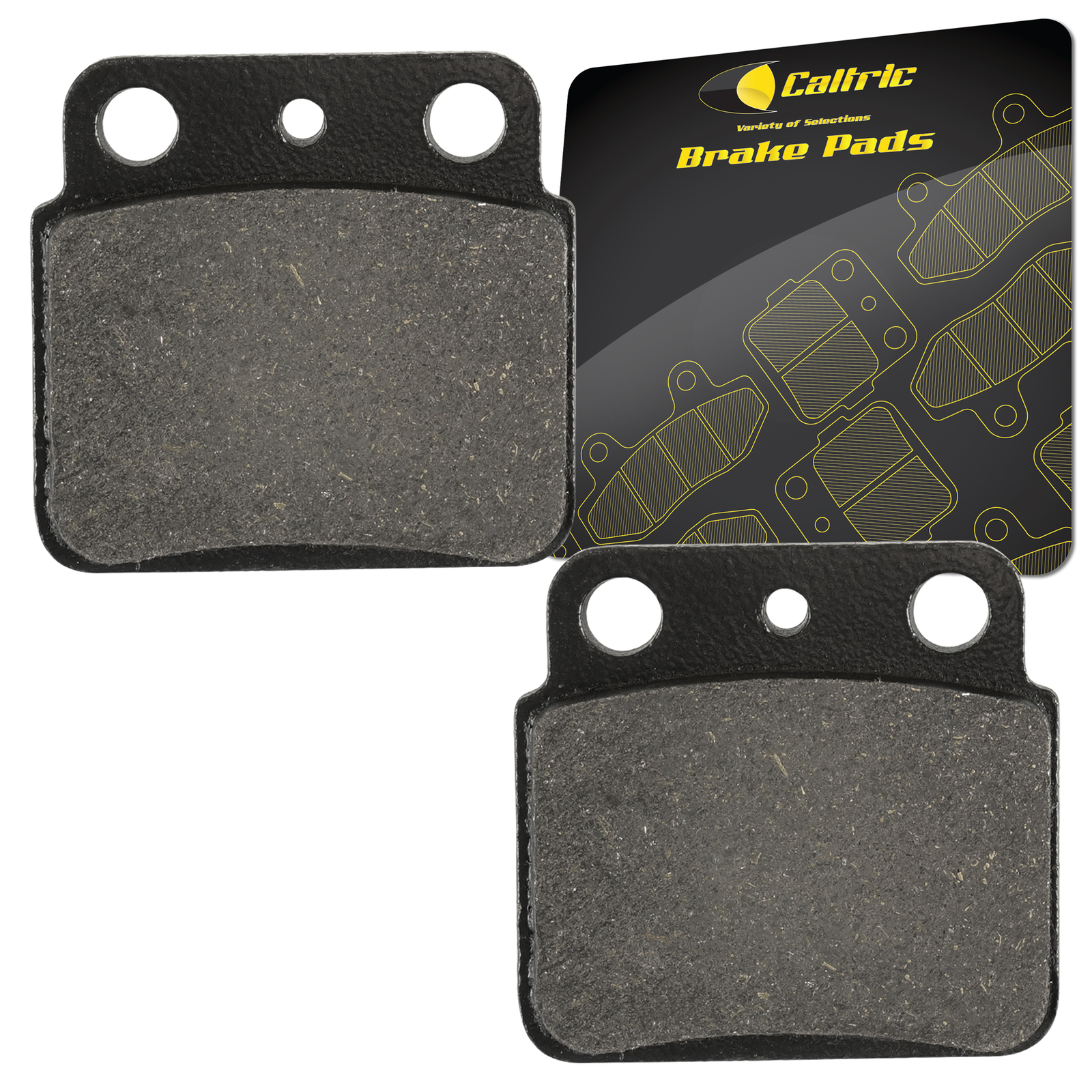 Caltric Rear Brake Pads For Hyosung GV650 Motorcycles 2005-2016 - Replacement Brake Set