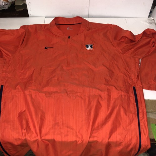 Nike Pullover Jacket Sweater (1/4 Zip Mens sz XL ) Illinois University - Picture 16 of 17