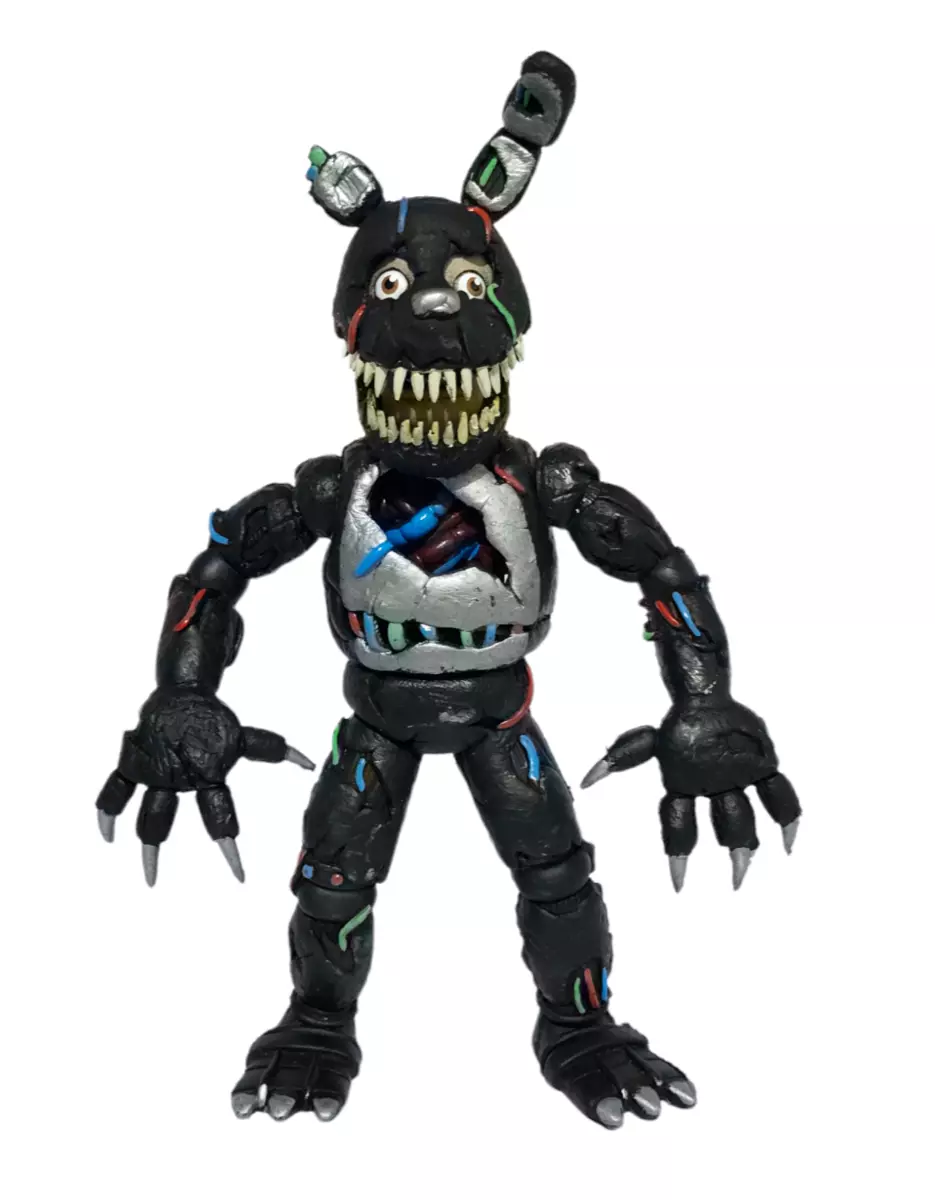 TOY FIGURE MEXICAN FIVE NIGHTS AT FREDDY 'ANIMATRONICS SPRINGTRAP C TWISTED  9IN