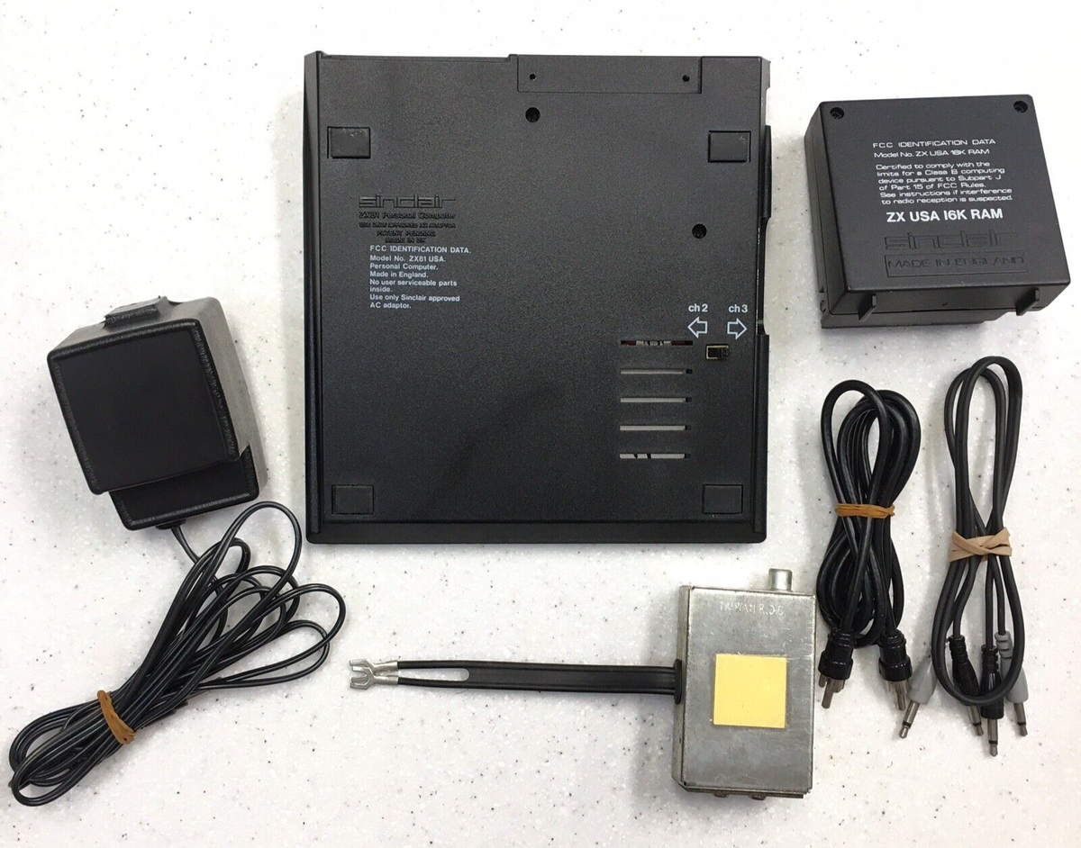 Sinclair ZX81 Timex Corp. Home Computer ZX 16K RAM Untested Sinclair ZX81 Timex Corp. Home Computer ZX 16K RAM Untested