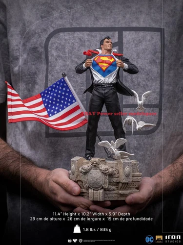 Iron Studios DC Superman Clark Kent 1:10 Scale Statue Figure In Stock