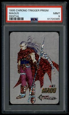 Chrono Trigger Promo Magus Digital 1995 Special Card PSA 9