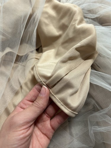 Betsy & Adam dunkelblau Spitze gepolstert BH Tutu Minikleid Petite Gr. 2 Stil A16028P - Bild 12 von 12