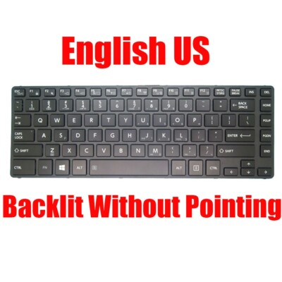 English US Keyboard For Toshiba For Satellite Pro A40-C A40-D A30-D Backlit New