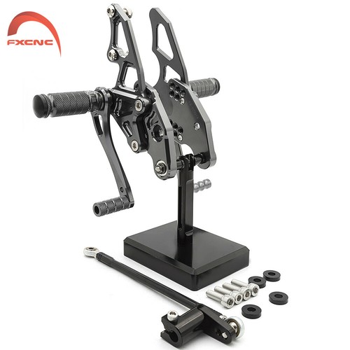 CNC For Yamaha YZF R15 2012 2013-2015 Adjustable Rearset Footrest Footpegs Foot - Picture 2 of 17