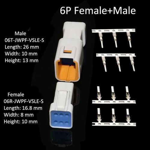 JST Series 2/3/4/6/8P Male Female JWPF-VSLE-S Automotive Motorcycle Connectors - Picture 16 of 22