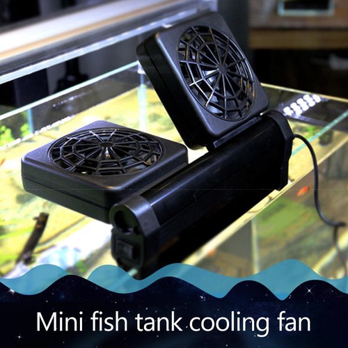 Low Noise Aquarium Temperature Controller Marine Fish Pond Cooling Fan Chiller - Photo 1 sur 25