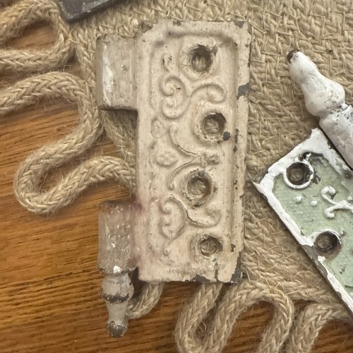 Lot Of Antique Door Hinges, Victorian, Neo Grec, Eastlake Hardware Various Sizes - Picture 8 of 18