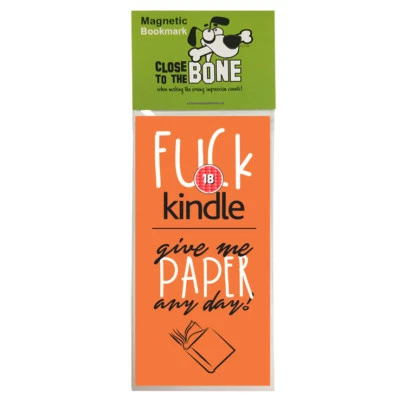 CLOSE TO THE BONE #623 MAGNETIC BOOKMARK funny present rude joke Birthday Day Mothers Day Gift