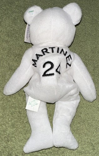 Salvino's Bamm Beano's Tino Martinez #24 Orso fagiolo bianco con etichette - Foto 4 di 8
