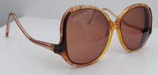 Vintage Shuron 523 Brown Oval Sunglasses FRAMES ONLY