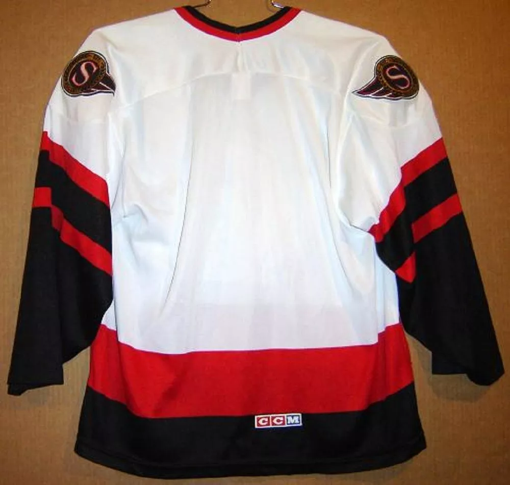 Vintage Ottawa Senators CCM Hockey Jersey Size Medium White 