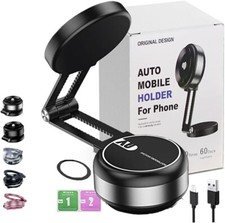 360  Rotation Magnetic Phone Holder Foldable Car Mount Stand Dashboard Universal