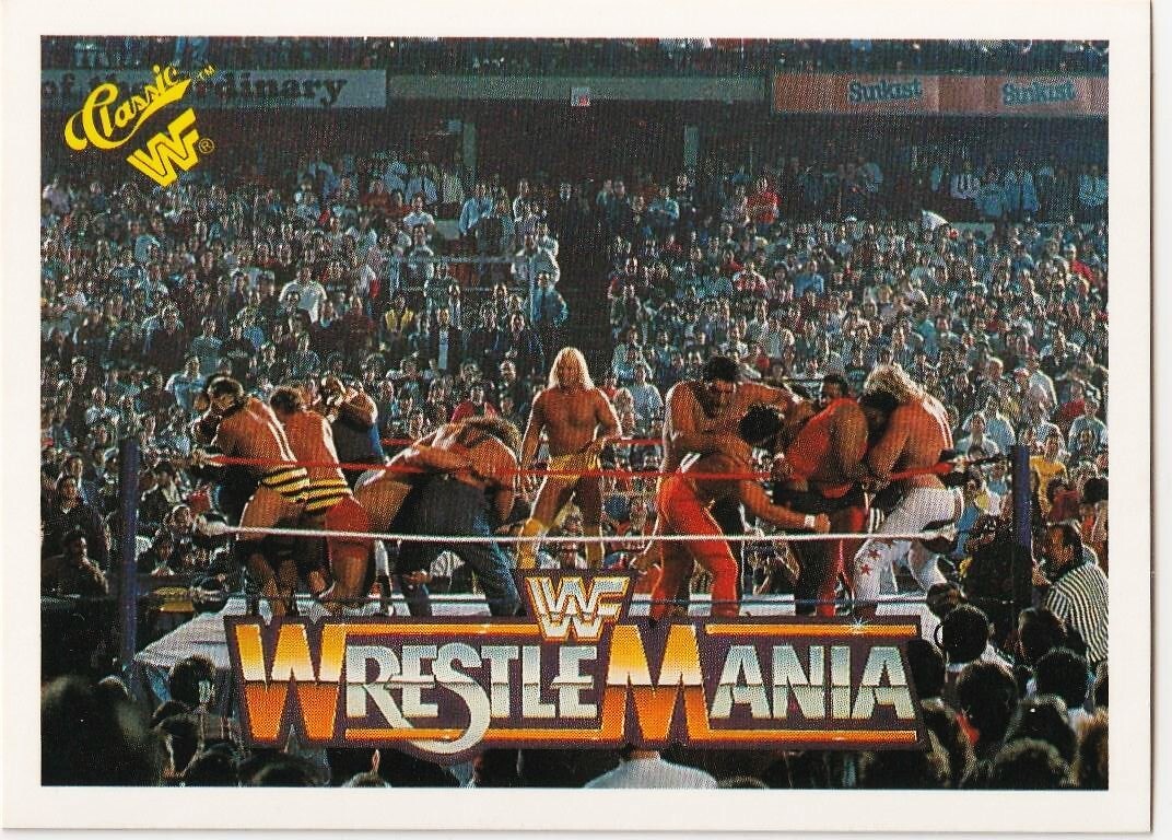 WWF Wrestlemania 2 -/- Classic Trading Card 1990 #5 | eBay