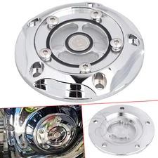Chrome RSD Points Ignition Timer Cover For Harley Twin Cam Touring Softail Dyna
