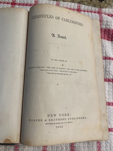 Antique 1862 Chronicles Of Carlingford By Margaret O. Oliphant - Picture 7 of 11