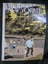 New Yorker magazine August 21 2017 FULL issue Cover "Upstate" by Adrian Tomine