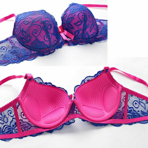 Reggiseno Sexy Donna Lingerie Reggiseno Imbottito Reggiseno Intimo 36-42 Coppa BCD - Foto 1 di 15