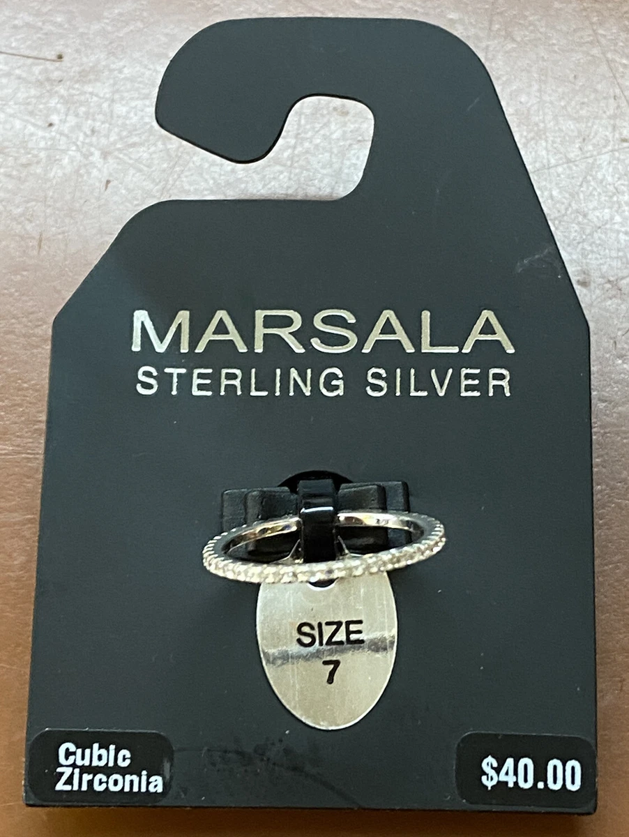 Marsala sterling hotsell silver rings
