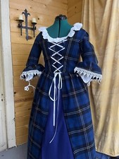 Tartan gown complete outfit bust size up to 48