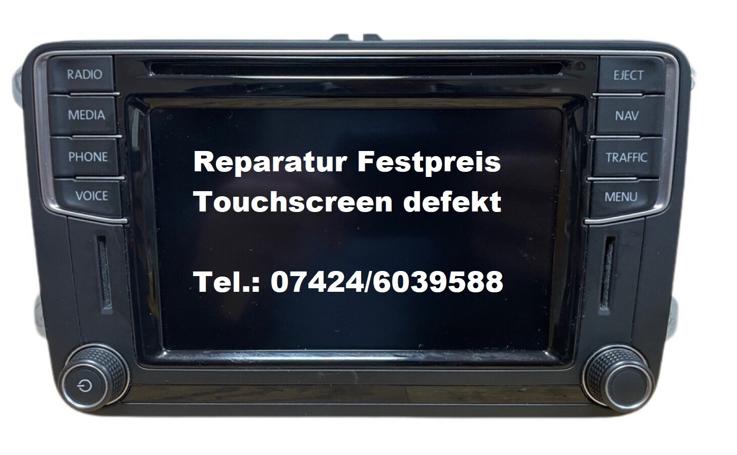 Touchscreen Display Reparatur VW Seat Skoda DISCOVER MEDIA MIBSTD2 PQ