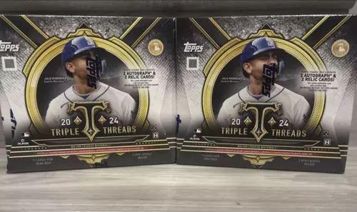 2024 TOPPS TRIPLE THREADS BASEBALL HOBBY BOX SEALED In Hand