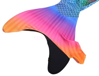 Mermaid Tails With Monofin For Swimming By Fin Fun In Kids And Adult Sizes Limited Edition - Foto 6
