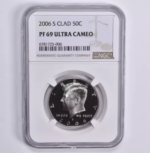 PF69 2006-S CLAD Kennedy Half Dollar NGC Brown Lbl
