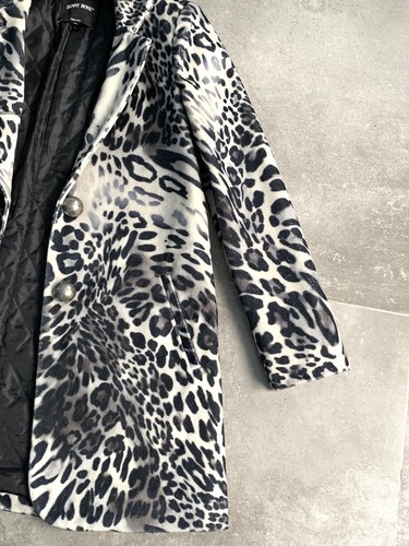 Giacca donna DENNY ROSE Italia trench cappotto leopardato UK 10 US 6 EU 38 IT 42 S - M - Foto 17 di 24
