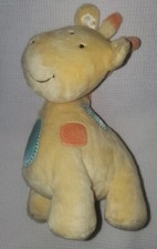 PRESTIGE BABY YELLOW GIRAFFE RATTLE PLUSH TOY