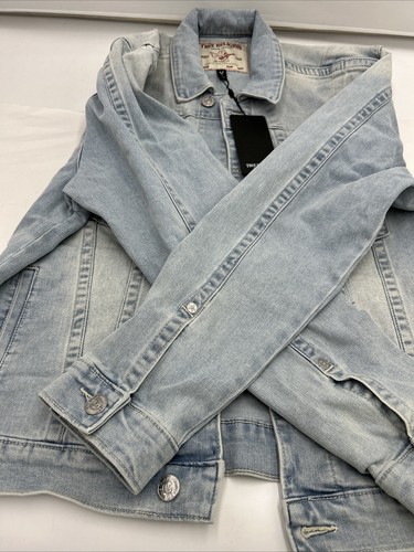 True Religion Jeans Denin Jacket Light Wash New With Tags Jeans - Picture 12 of 18