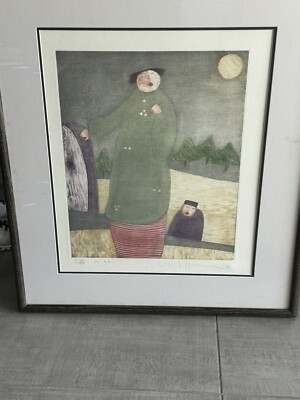 Eng Tay  The Return   18 /175 Professionally Framed The Way eng tay Did W Glass.