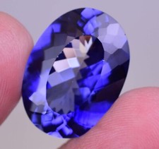 20.75 Ct Natural Blue Ceylon Sapphire AGL Certified Oval Shape Flawless Gemstone