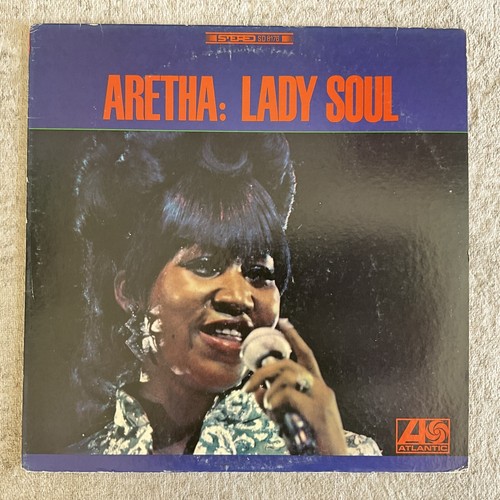 Aretha Franklin -Lady Soul Vinyl LP- SD 8176 Atlantic Recording Stereo