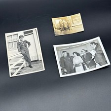 Vintage Military Uniform Photos 1940s to 1960s Lot Black and White Armed Forces