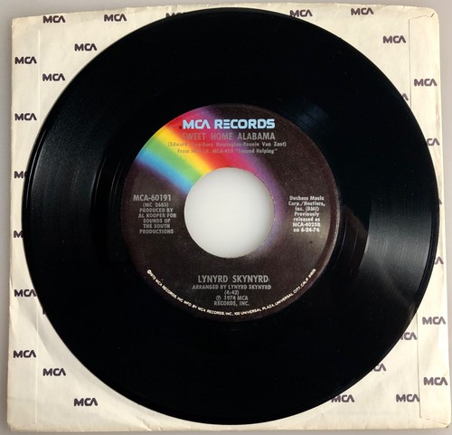 Lynyrd Skynyrd / Sweet Home Alabama / 1975 MCA 45rpm / NM - Picture 3 of 7