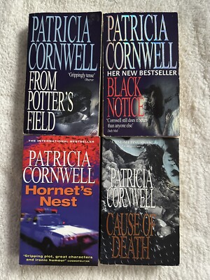 Patricia Cornwell Books X 4 Novels Mystery Psychological Crime Thriller (40)