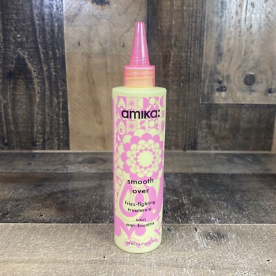 NEW Amika Smooth Over Frizz-Fighting Hair Treatment (6.7oz/200ml) Full Size