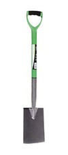 Garden Digging Spade Carbon Steel D Handle PVC Grip 92cm Long 15cm Head Width
