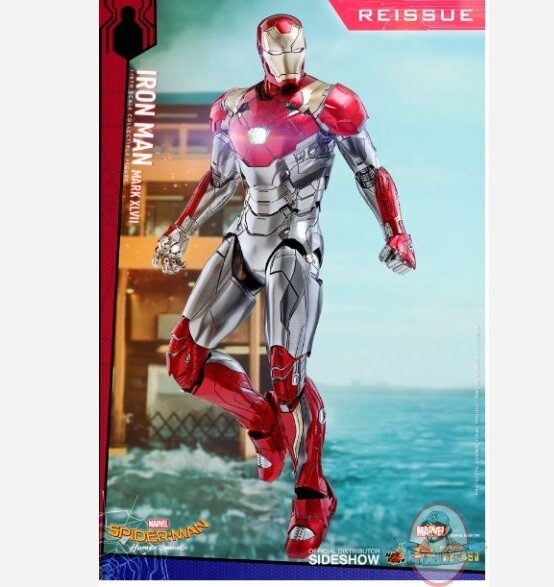 1/6 Spider-Man Homecoming Iron Man Mark XLVII Reissue Hot Toys