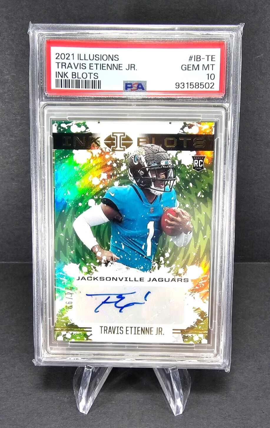 Travis Etienne Panini Illusions Ink Blots #IBTE Base