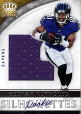 2016 Crown Royale Jumbo Rookie Silhouette Jerseys #21 Keenan Reynolds Jersey