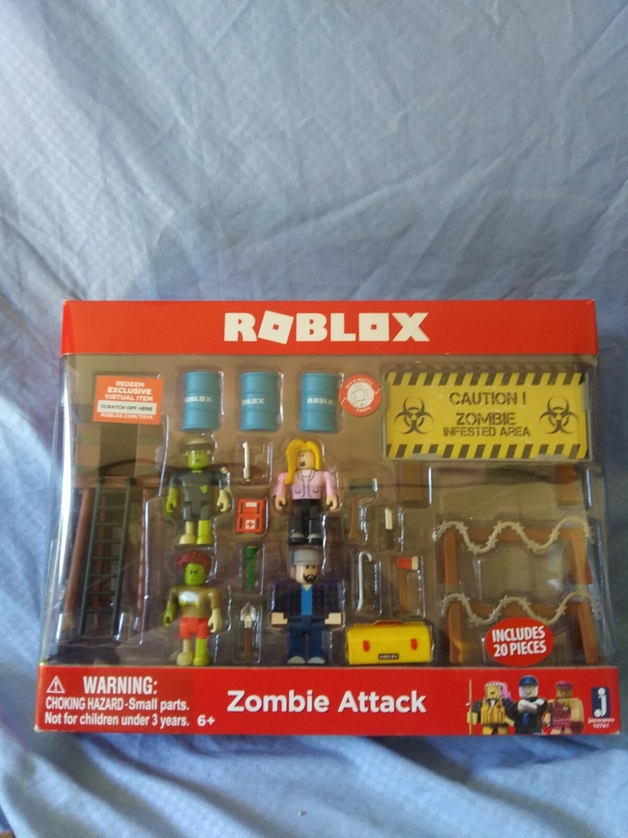 SEALED ROBLOX Celebrity Action Figures Accessories ZOMBIE ATTACK