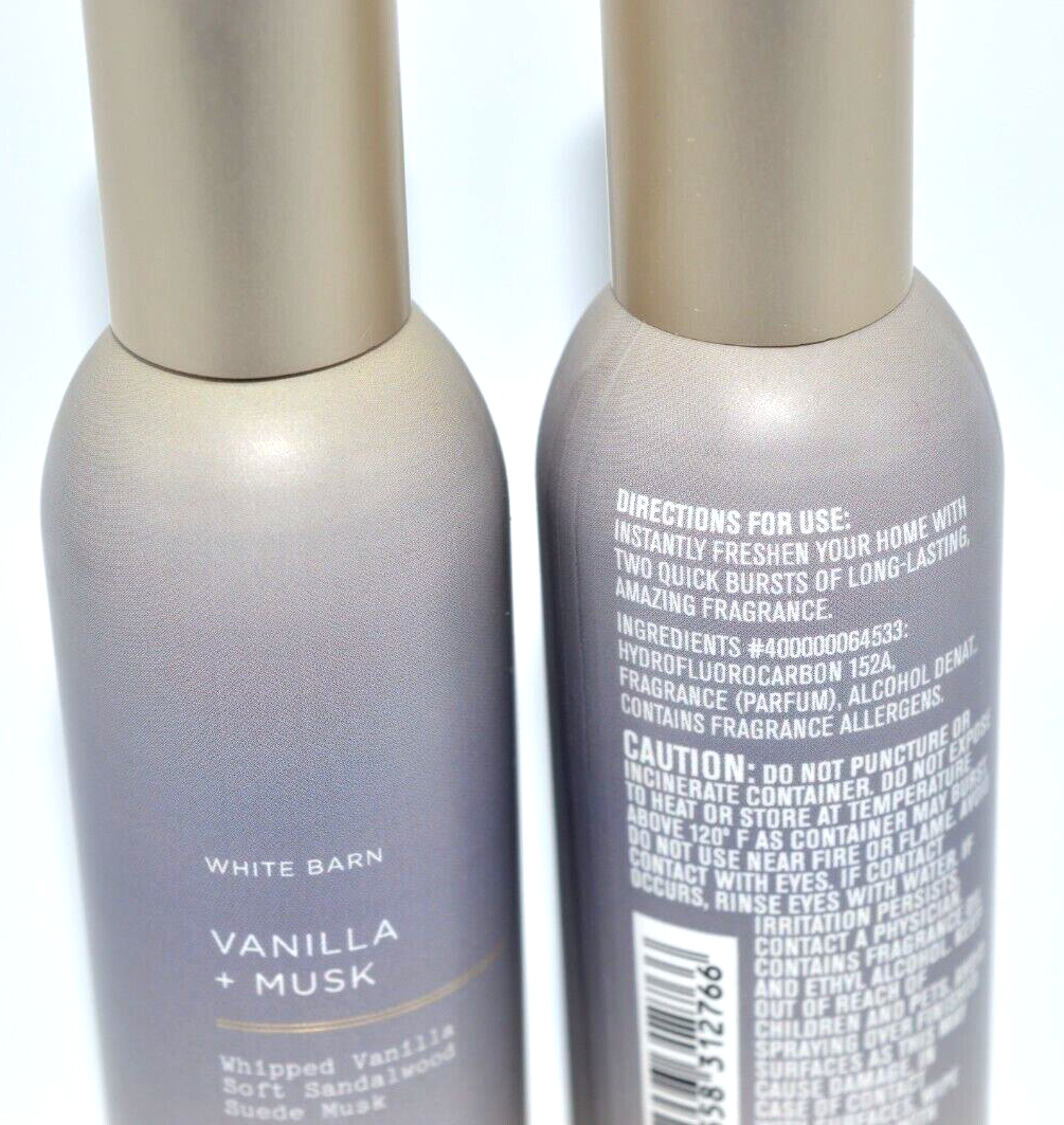 Bath Body Works VANILLA + MUSK Concentrated Room Spray Perfume Fragrance 2 PACK eBay