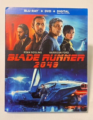 New Sealed 2017 Blade Runner 2049 Ryan Gosling & Harrison Ford Blu-Ray Disc