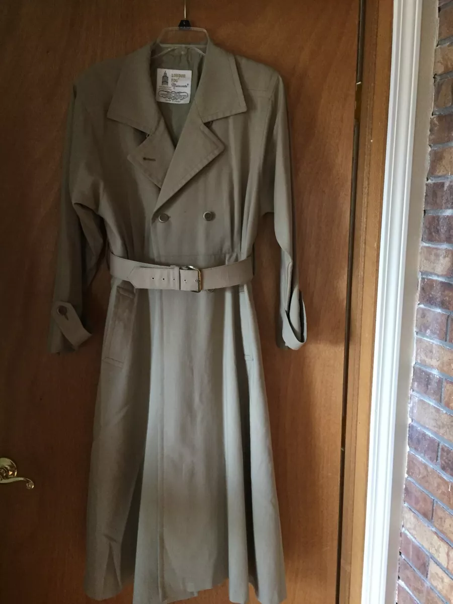London fog full length trench cheap coat