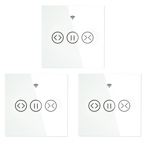 MOES WLAN RF Smart Rolladenschalter Glas Jalousie Zeitschaltuhr Alexa Google App - Bild 16 von 20