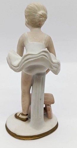 Figura de bailarina de porcelana LEFTON - The Christopher Collection #03835 - 1983 - Imagen 3 de 5