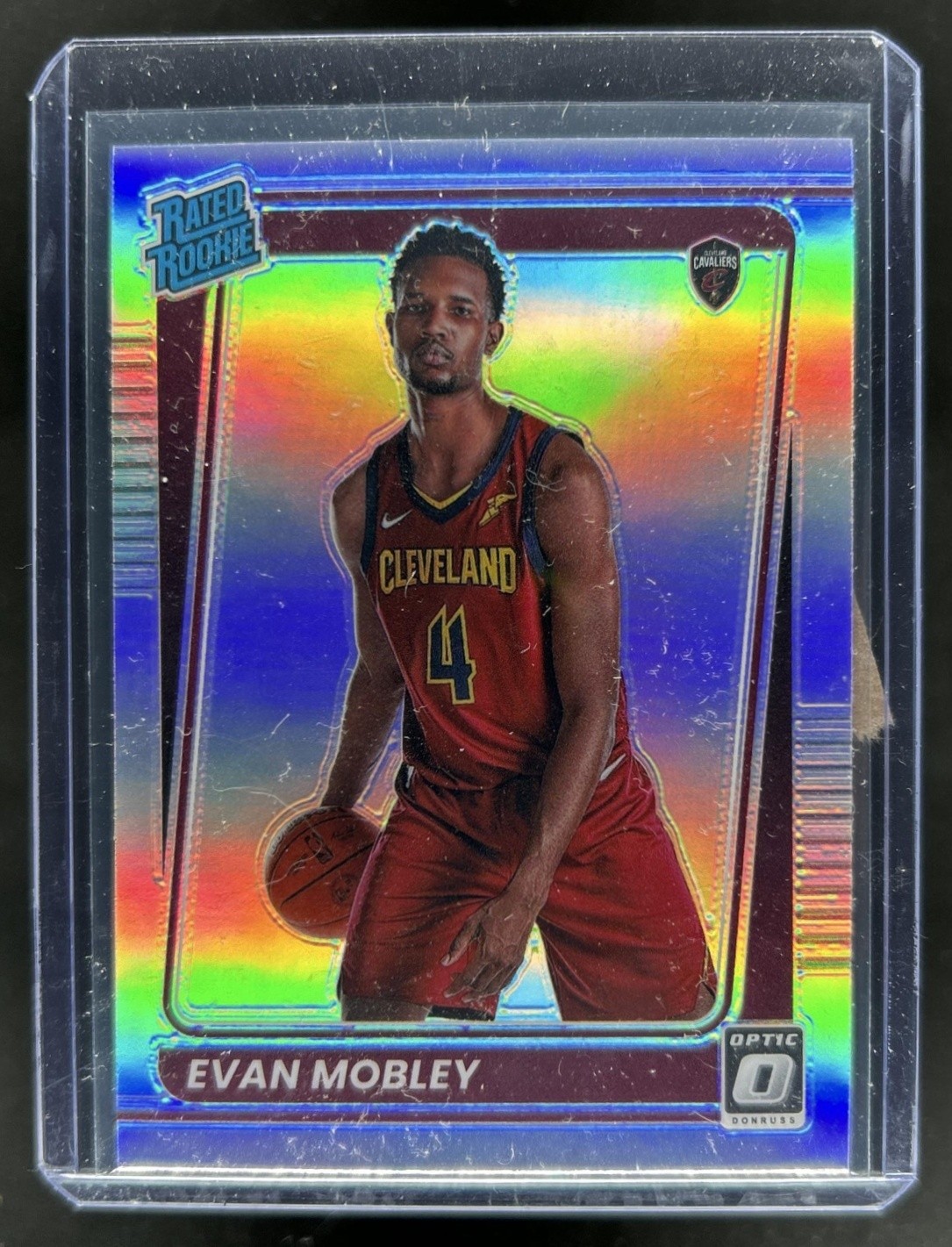 2021-22 Panini Donruss Optic Evan Mobley Holo Prizm Rookie RC #175 Cavaliers